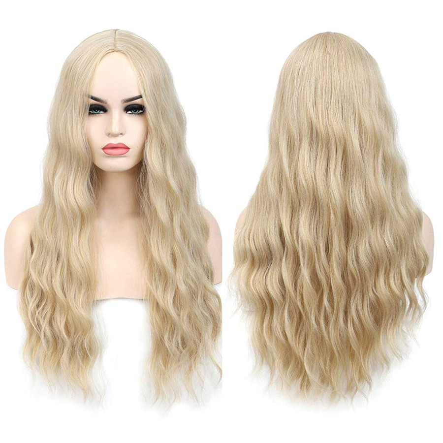 Peruca Blond Deschis Ondulata Peruca Blond Deschis Ondulata